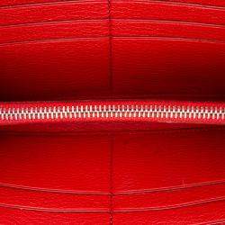 مملوكة مسبقًا محفظة هيرمس كيلي فلاغ إبصوم برتقالي طويلة