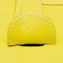 Pre Owned حقيبة إبلين 33 إيبسوم صفراء من هيرمس