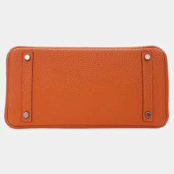 Pre Owned حقيبة هيرمس بيركين ريترون توغو برتقالية 30