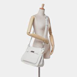 مملوكة مسبقًا Hermes White Clemence Jypsiere 34