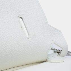 مملوكة مسبقًا Hermes White Clemence Jypsiere 34