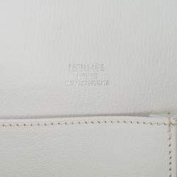 مملوكة مسبقًا Hermes White Clemence Jypsiere 34