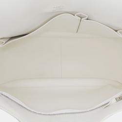 مملوكة مسبقًا Hermes White Clemence Jypsiere 34