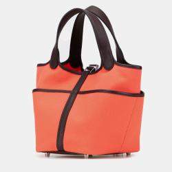 Pre Owned قفل هيرمس بيكوتين 18 تويل غولاند ستويفت كارجو زهري