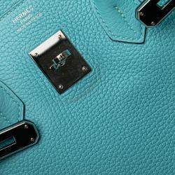 مملوكة مسبقًا Hermes Blue Togo Birkin Retourne 35