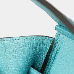 مملوكة مسبقًا Hermes Blue Togo Birkin Retourne 35