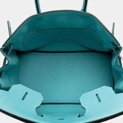 مملوكة مسبقًا Hermes Blue Togo Birkin Retourne 35