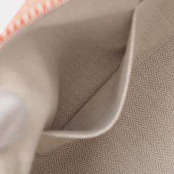 مملوكة مسبقًا حقيبة هيرمس \"برايد أ براك ه نات\" صوف أحمر أزرق كبير