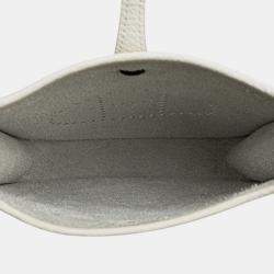 Pre Owned هيرمس كليمونس أبيض إيفلين تي بي إم