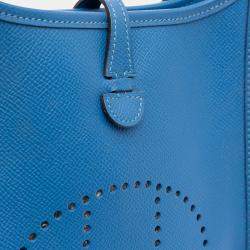 Pre Owned حقيبة هيرمس بلو إبصوم إيفلين TPM