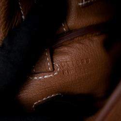 Pre Owned Hermes Brown Togo Kelly II Retourne 25