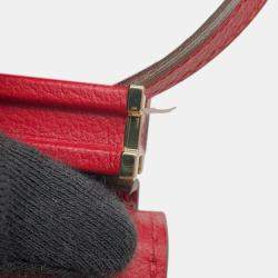 مملوكة مسبقًا Hermes Red Evergrain Clic H 21