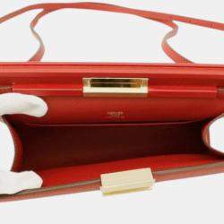 مملوكة مسبقًا Hermes Red Evergrain Clic H 21