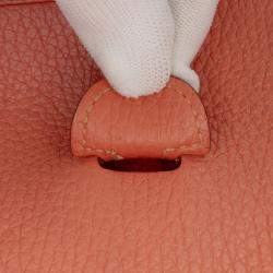 Pre Owned Hermes Pink Red Clemence Evelyne III 29