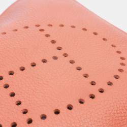 Pre Owned Hermes Pink Red Clemence Evelyne III 29