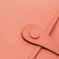 Pre Owned Hermes Pink Red Clemence Evelyne III 29