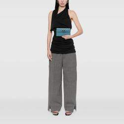 مملوكة مسبقًا Hermes Blue Epsom Kelly To Go Wallet