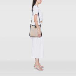 Pre Owned هيرمس أزرق بني تويلي إتش وبارينيا فيسبا صغيرة