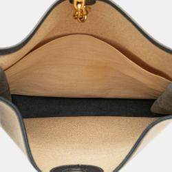 Pre Owned هيرمس أزرق بني تويلي إتش وبارينيا فيسبا صغيرة