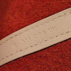 Pre Owned Hermes Red Bicolor Clemence and Swift Picotin Lock 22