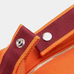 مملوكة مسبقًا حافظة هيرمس برود أ ي برك تويلي برتقالي أحمر كبير