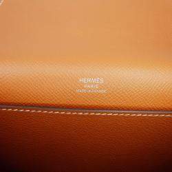 مملوكة مسبقًا Hermes Brown Epsom Octogone Clutch