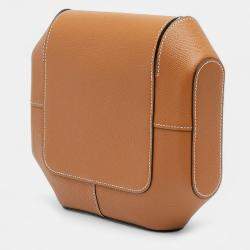 مملوكة مسبقًا Hermes Brown Epsom Octogone Clutch