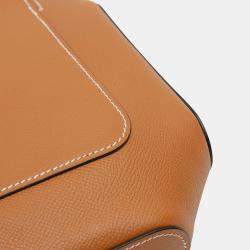 مملوكة مسبقًا Hermes Brown Epsom Octogone Clutch