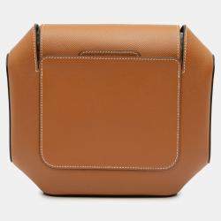 مملوكة مسبقًا Hermes Brown Epsom Octogone Clutch