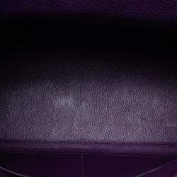 Pre Owned حقيبة هيرمس كيلي 32 ريتورن توغو بنفسجي