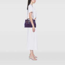 Pre Owned حقيبة هيرمس كيلي 32 ريتورن توغو بنفسجي