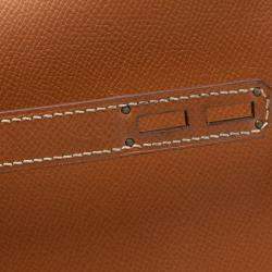 مملوكة مسبقًا Hermes Brown Epsom Kelly Depeches 38