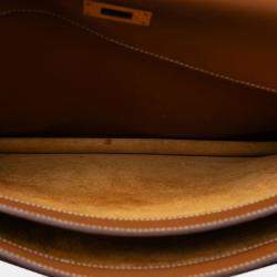 مملوكة مسبقًا Hermes Brown Epsom Kelly Depeches 38