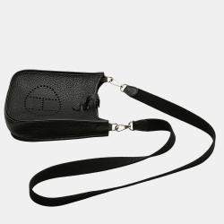 مملوكة مسبقًا Hermes Black Clemence Evelyne TPM