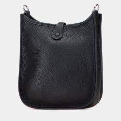 مملوكة مسبقًا Hermes Black Clemence Evelyne TPM