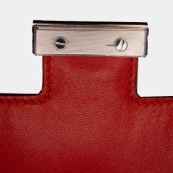 مملوكة مسبقًا Hermes Red Mini Tadelakt Constance 18