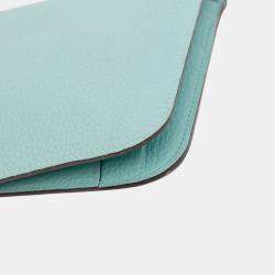 مملوكة مسبقًا Hermes Blue Togo Dogon Duo Wallet GM