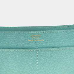 مملوكة مسبقًا Hermes Blue Togo Dogon Duo Wallet GM