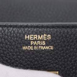 مملوكة مسبقًا Hermes Black Togo Birkin Retourne 35
