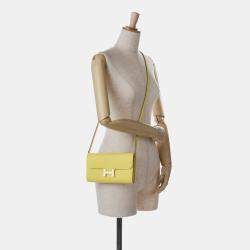 Pre Owned محفظة هيرمس كونستانس إلى جو إيفركلور صفراء