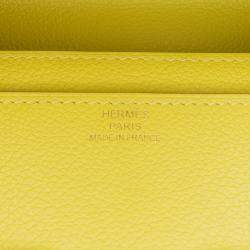 Pre Owned محفظة هيرمس كونستانس إلى جو إيفركلور صفراء