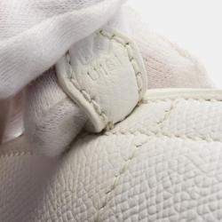 Pre Owned Hermes White Epsom Bolide 27