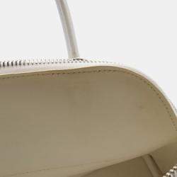 Pre Owned Hermes White Epsom Bolide 27