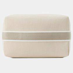 مملوكة مسبقًا Hermes Beige Large Toile Bride A Brac Case