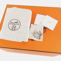 Pre Owned حقيبة هيرمس كليمنس لوك بني 22 بيكوتين