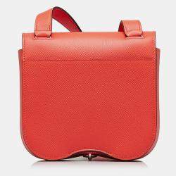 مملوكة مسبقًا Hermes Red Mini Epsom Della Cavalleria