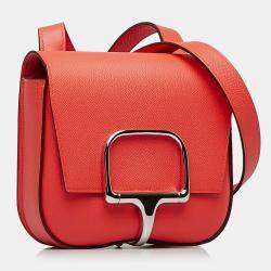 مملوكة مسبقًا Hermes Red Mini Epsom Della Cavalleria