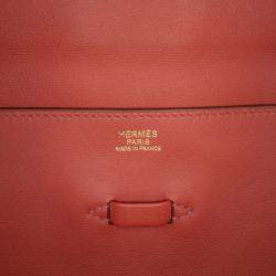 Pre Owned حقيبة كلتش بلابلَت إفركلر حمراء من هيرمس