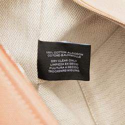 Pre Owned حقيبة هيرمس برايد-أ-براق قماش وردي سلمون صغير