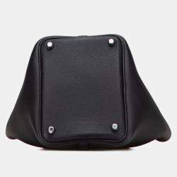 Pre Owned Hermes Black Clemence Picotin Lock 18